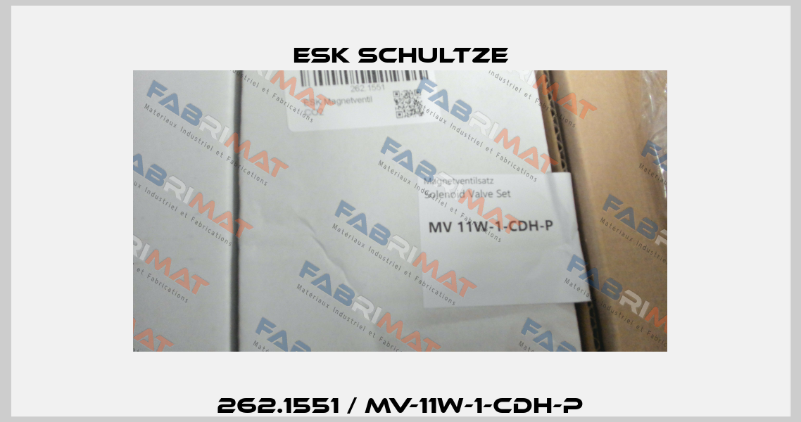 262.1551 / MV-11W-1-CDH-P Esk Schultze