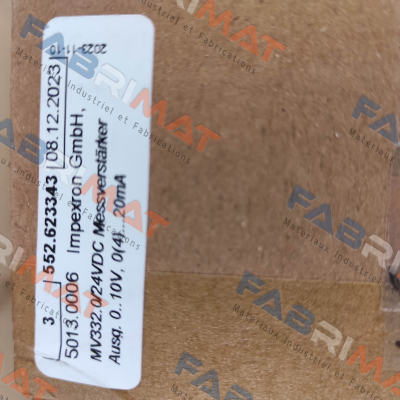 MV332.0/24VDC Mesomatic