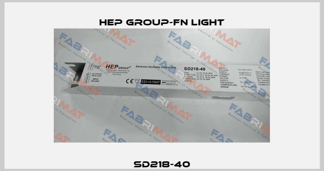 SD218-40 Hep group-FN LIGHT