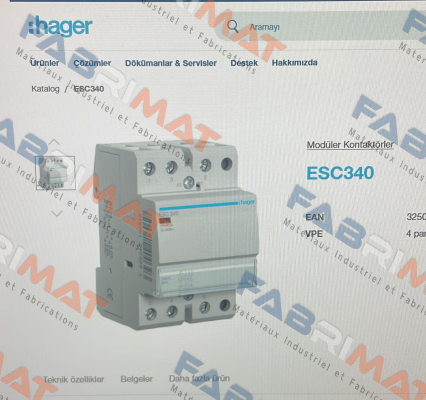 ESC340 Hager