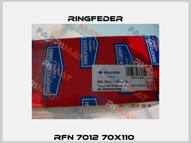 RFN 7012 70X110  Ringfeder