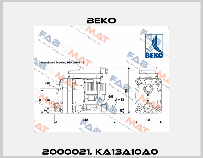 2000021, KA13A10A0  Beko