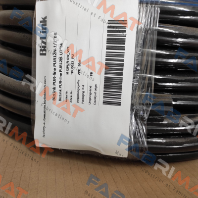 PUR-line PUR12N-1/2"BK / M12PUR-SW-VPE Leoni
