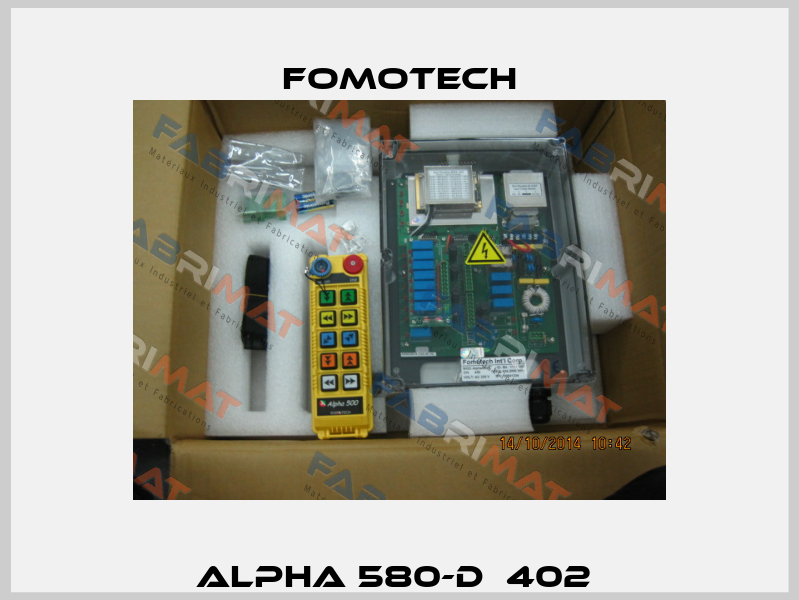 ALPHA 580-D  402  Fomotech