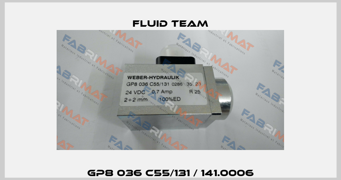 GP8 036 C55/131 / 141.0006 Fluid Team
