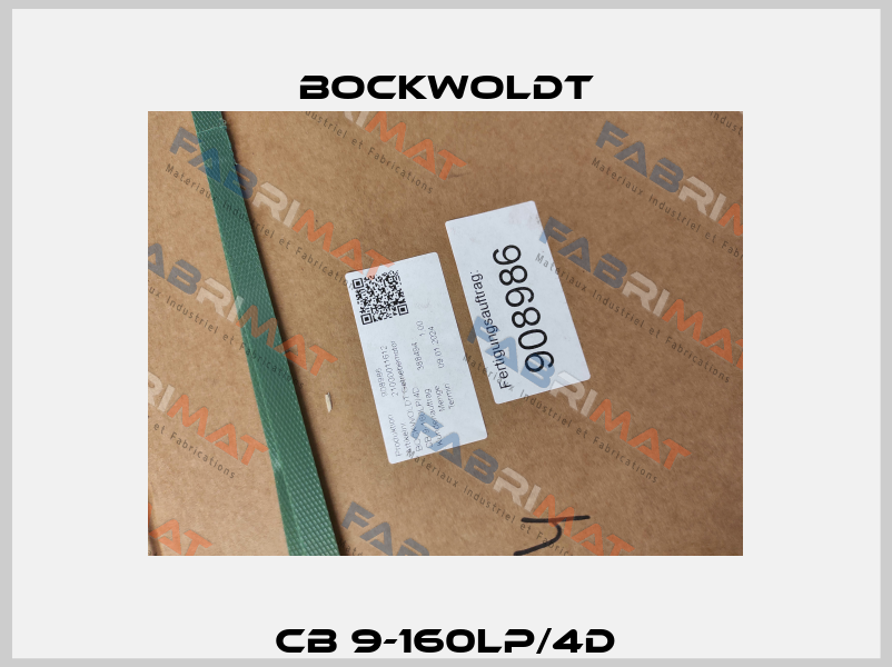 CB 9-160LP/4D Bockwoldt