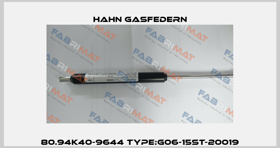 80.94K40-9644 Type:G06-15ST-20019 Hahn Gasfedern