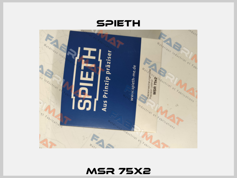 MSR 75x2 Spieth