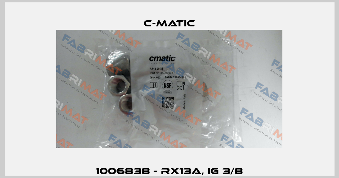 1006838 - RX13A, IG 3/8 C-Matic