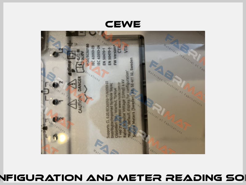 M-Cubed 100 configuration and meter reading software license Cewe