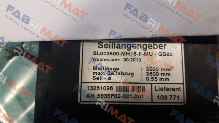 SL003500-MH 16-ll-MU/ GS80  oem  FSG Fernsteuergeräte