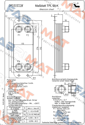 TPL 00 K 10-12 / PN: 632 800 817 2 00 Funke