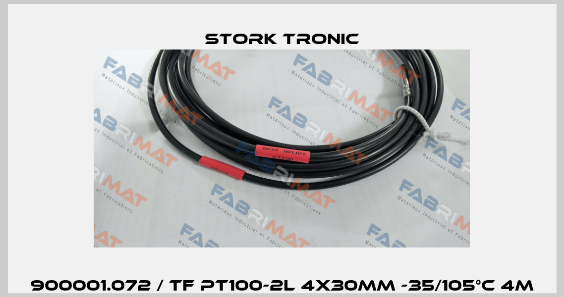900001.072 / TF PT100-2L 4x30mm -35/105°C 4m Stork tronic