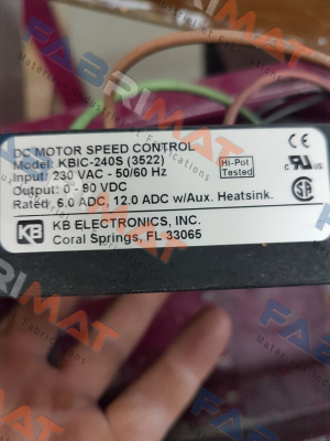KBIC-240S (3522) KB Electronics