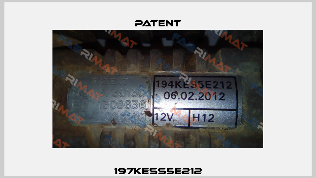 197KESS5E212 Patent