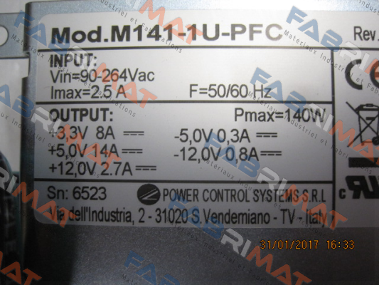 M141-1U-PFC Power Control Systems