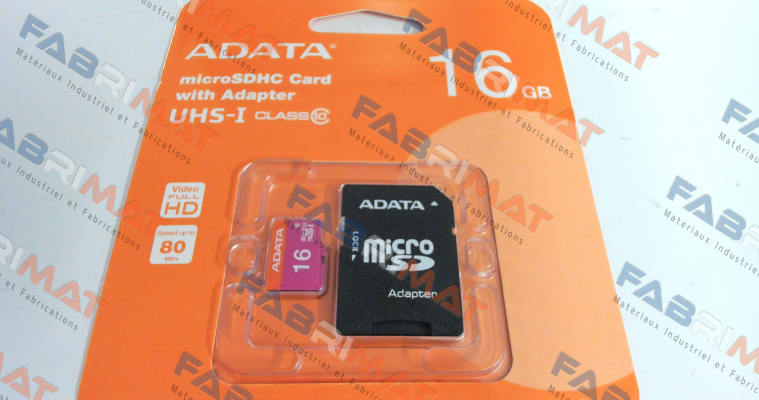 MicroSDHC card 16 GB with adapter Lutron
