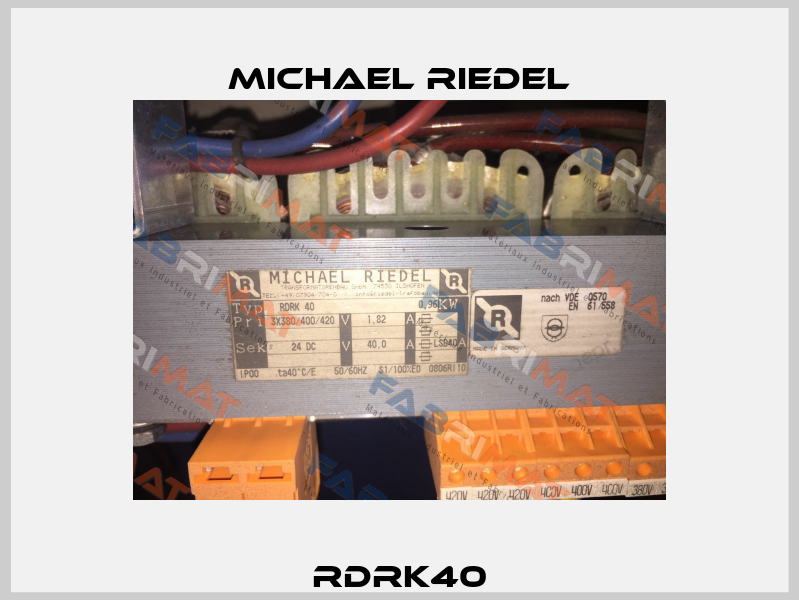 RDRK40 Michael Riedel Transformatorenbau
