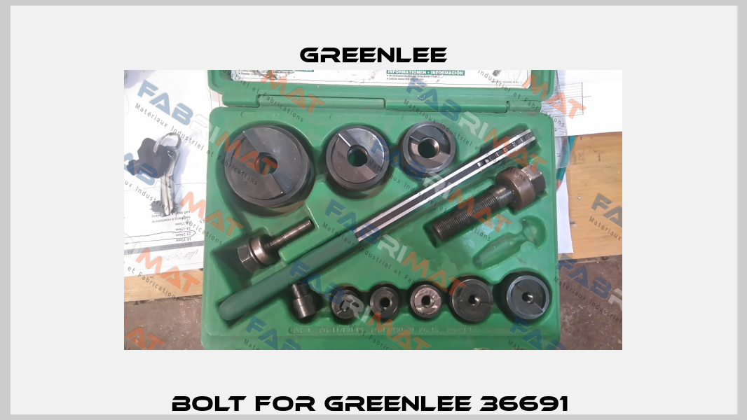 bolt for Greenlee 36691  Greenlee