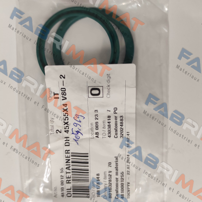 Oil Retainer 4810001255 Varisco pumps