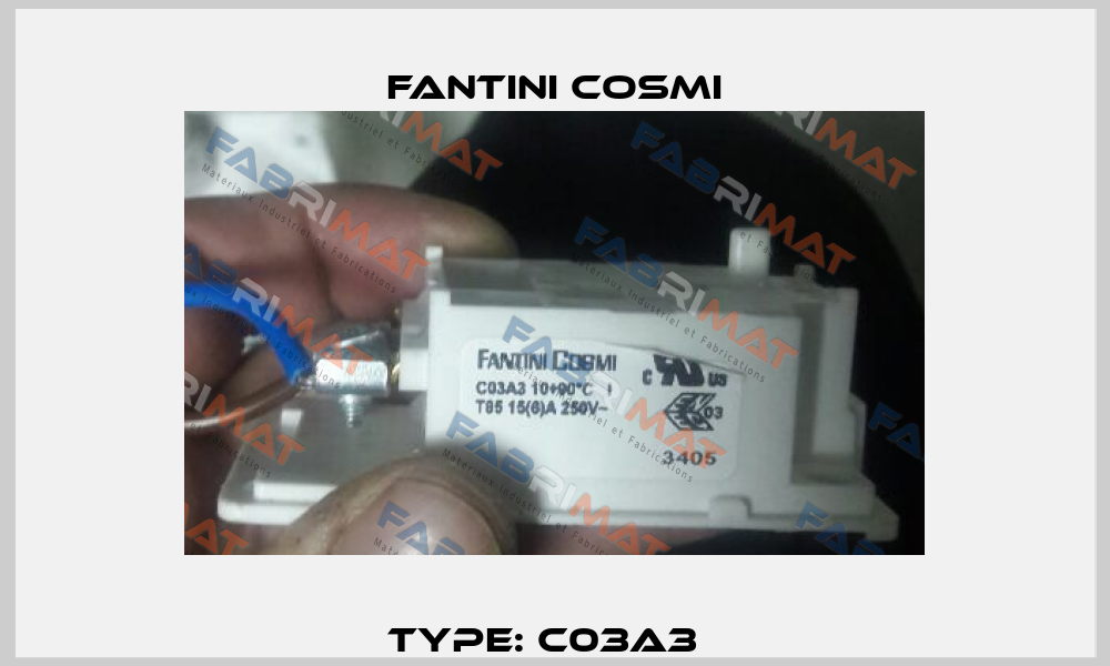 Type: C03A3   Fantini Cosmi