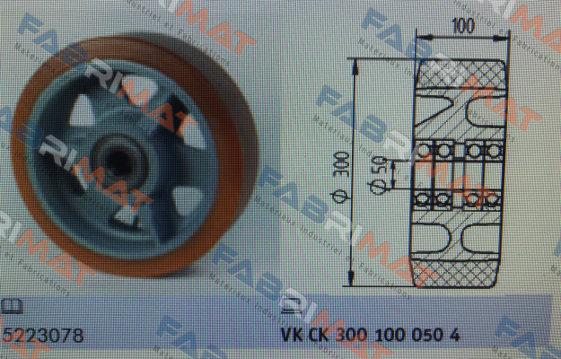 VK.CK 300/100/ 050/4  Vulkoprin