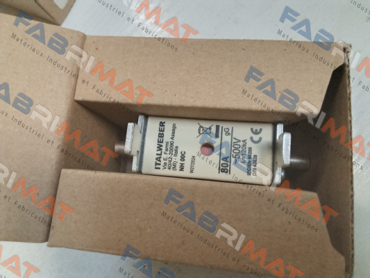 1500680 / FUS NH00C KOMBI GG 80A 500V Italweber