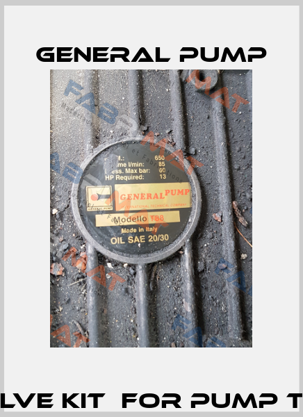 Valve Kit  for pump T88 General Pump