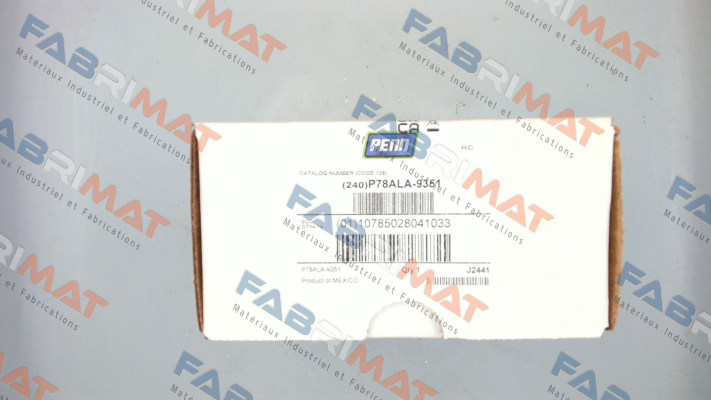 P78ALA-9351 (P78A) 7/16" UNF Johnson Controls