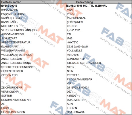 IEV582-00045 TR Electronic