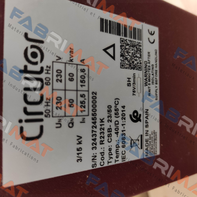 CSB-23/50 (R2321K) Circutor