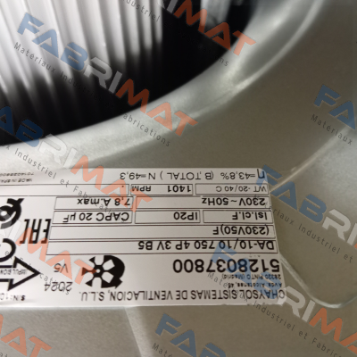 DA-10/10 750 4P 3V B5 (230V50)F V5 / 5128037800 Chaysol