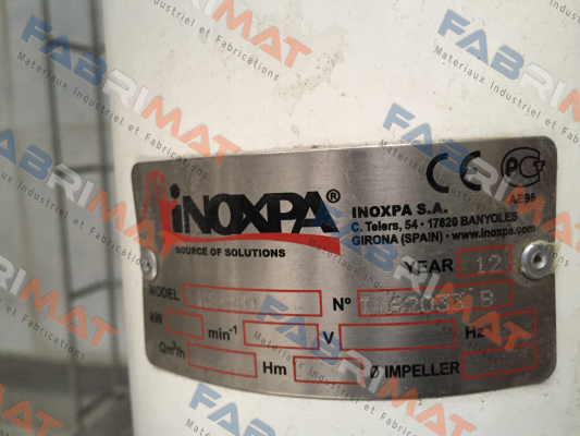KS 40 (D8004-01) Inoxpa