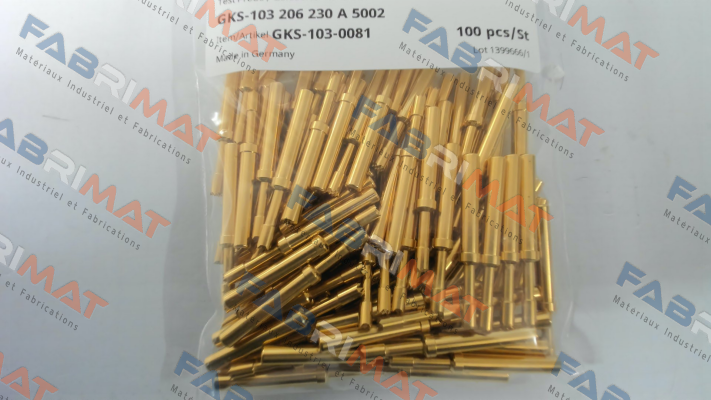 GKS-103-0081 / GKS-103 206 230 A 5002 Ingun