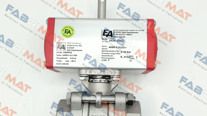 ZA25-ED43 End Armaturen