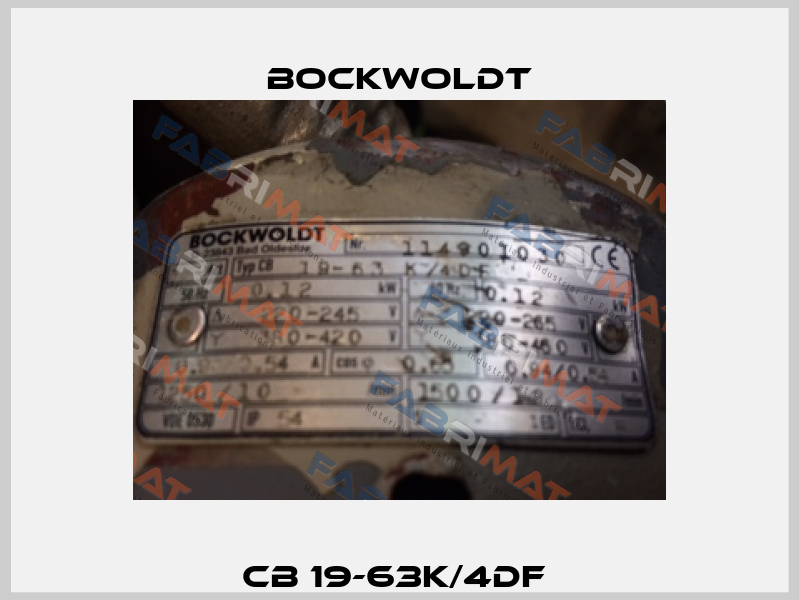 CB 19-63K/4DF  Bockwoldt