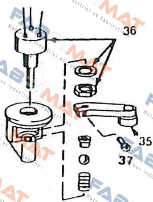 Index 35: Lever arm+bearing Midori