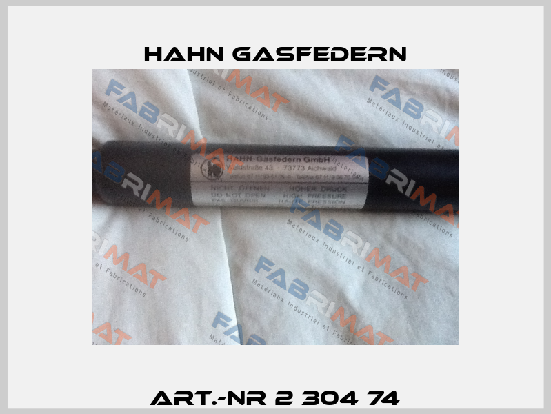 Art.-Nr 2 304 74 Hahn Gasfedern