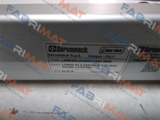 LMR02 RL2 C300 ROE FC2 GI24 RPT90 Servomech