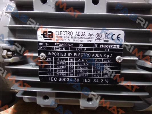 FT3A90S-2 1,5kW 2P 400/230V 50Hz B5 Electro Adda