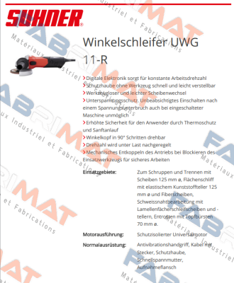 UWG 11-R 230V VDE /100054611 Suhner