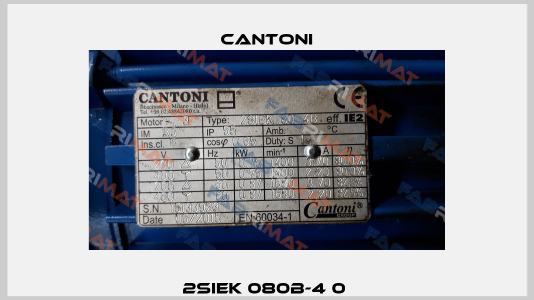 2SIEK 080B-4 0  Cantoni