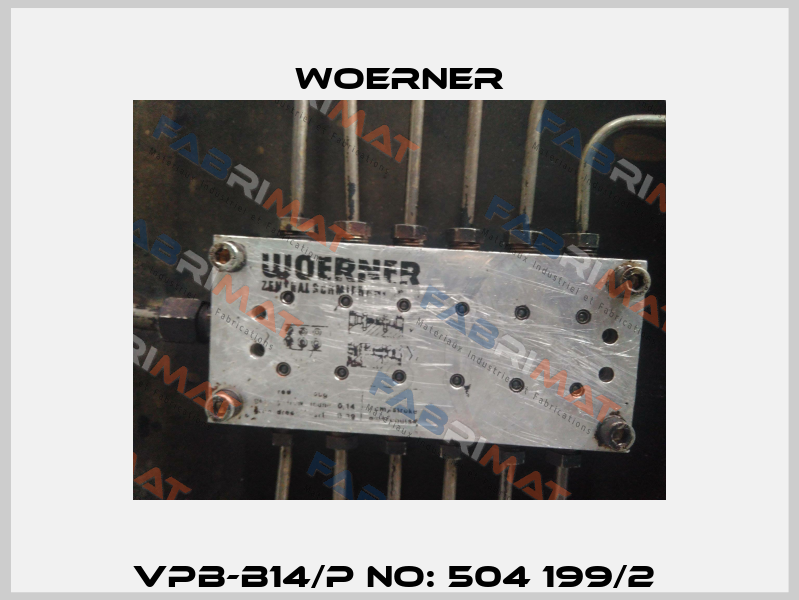 VPB-B14/P NO: 504 199/2  Woerner