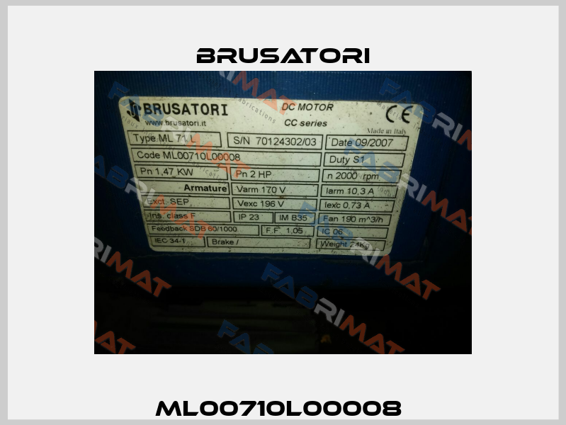 ML00710L00008  Brusatori