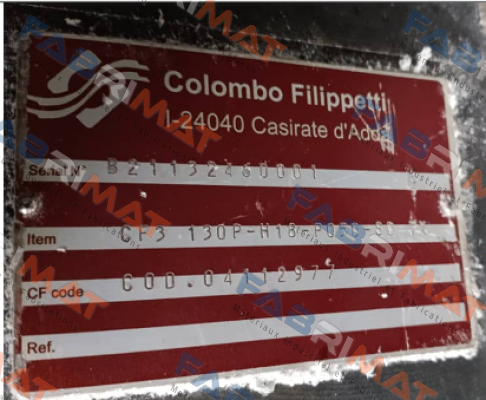 CF3 130P-H18-P050-DS VX Colombo Filippetti