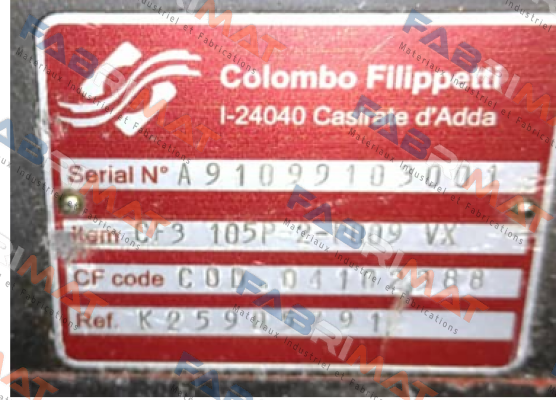 CF3 105P-2-P009 VX Colombo Filippetti