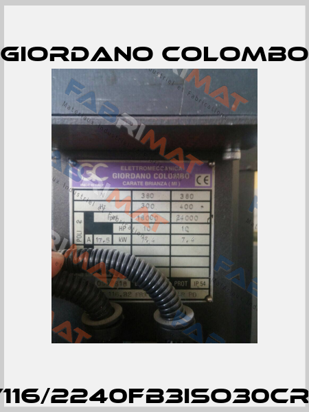 RV116/2240FB3ISO30CRPD GIORDANO COLOMBO