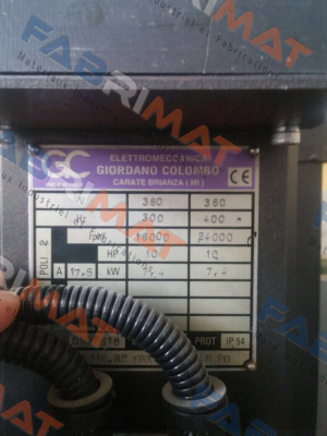 RV116/2240FB3ISO30CRPD GIORDANO COLOMBO