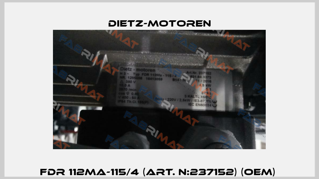 FDR 112Ma-115/4 (Art. N:237152) (OEM)  Dietz-Motoren