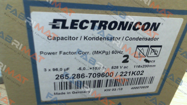 265.286-709600 Electronicon
